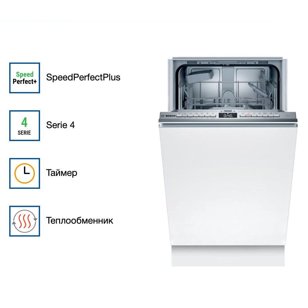 Встраиваемая посудомоечная машина Bosch SPV4HKX45E