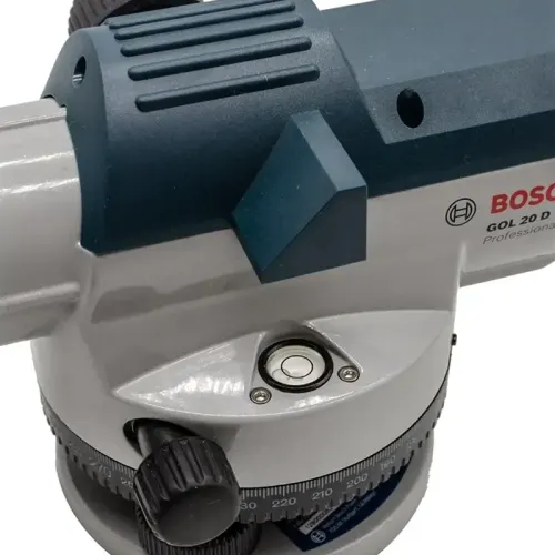 Bosch GOL 20 D Professional оптический нивелир + бленда, кейс, ключ, отвес и регулировочный штифт 0601068400