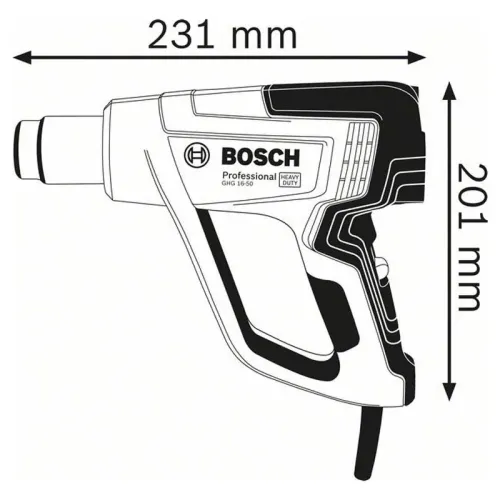 Bosch GHG 16-50 Professional фен строительный , 06012A60K0