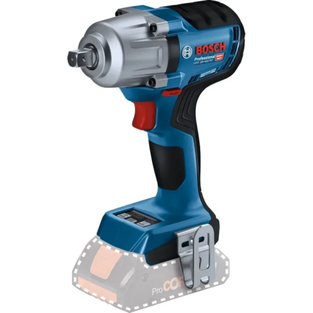 Bosch Professional GDS 18V-450 PC (без АКБ и ЗУ) гайковерт аккумуляторный, 06019K4100