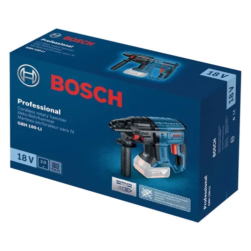Bosch GBH 180-LI Professional Solo аккумуляторный перфоратор SDS-plus (без АКБ и ЗУ), 0611911120