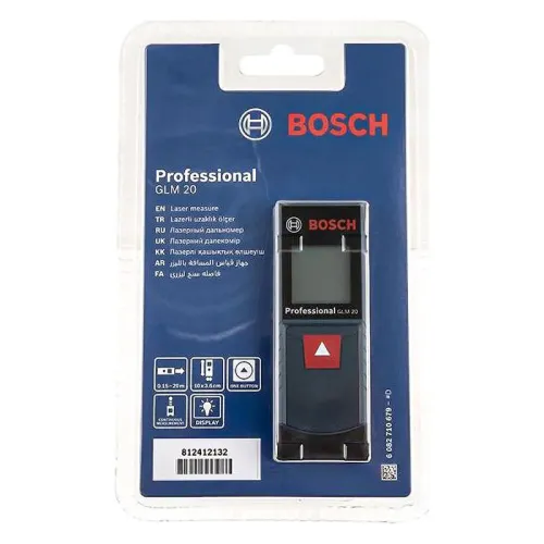 Bosch GLM 20 лазерный дальномер 0601072E00