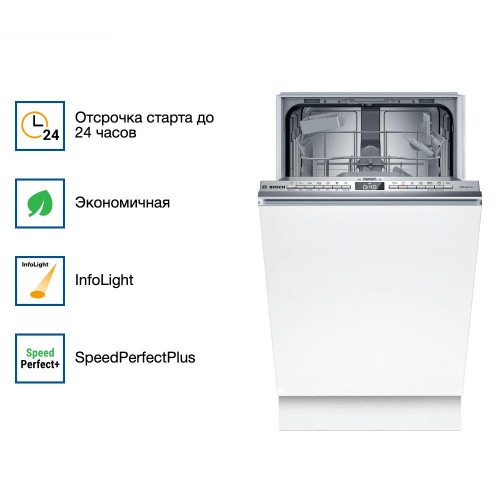 Встраиваемая посудомоечная машина Bosch SPV4HKX10E