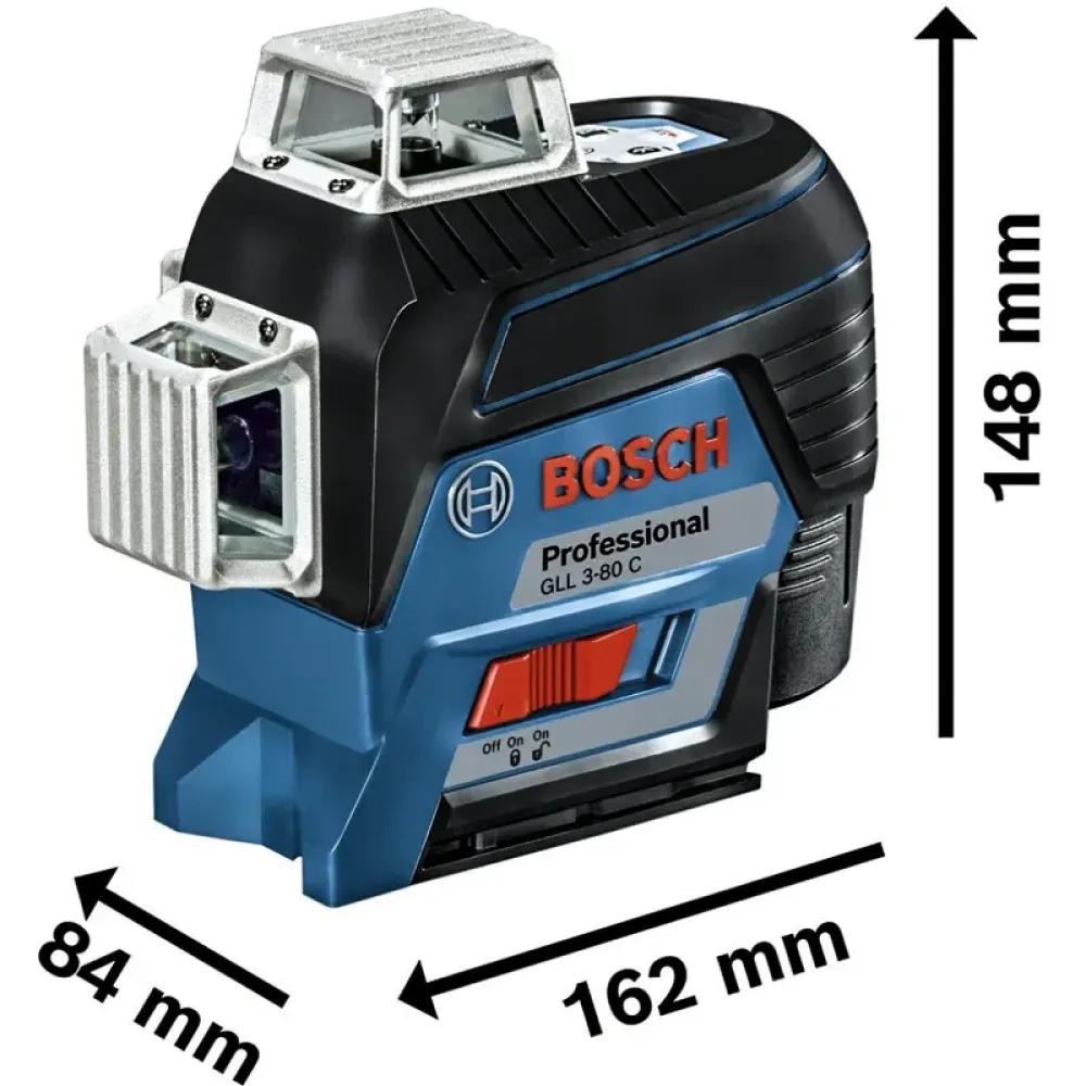 Bosch GLL 3-80 C Professional лазерный нивелир, 0601063R00