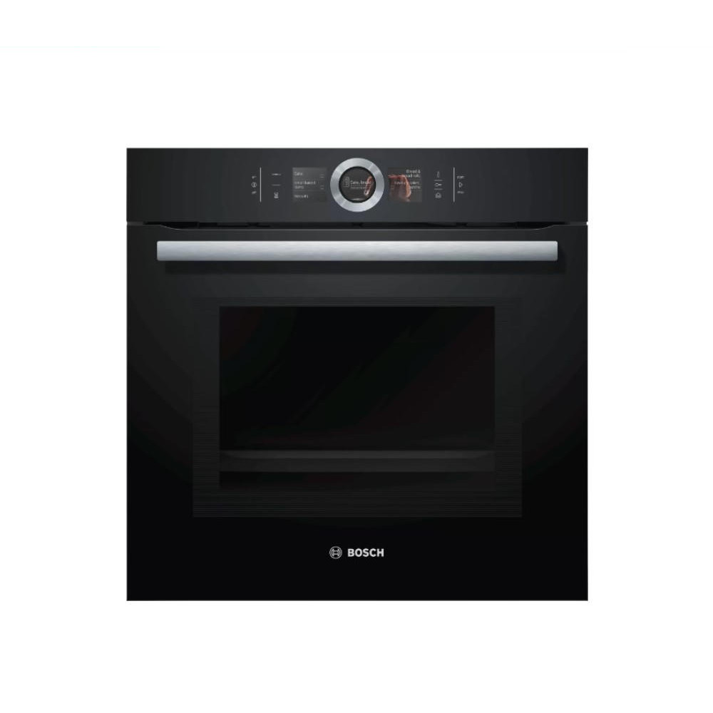 Духовой шкаф с микроволнами и паром Bosch HNG6764B6
