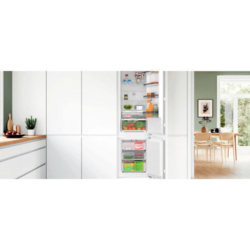 Встраиваемый двухкамерный холодильник Bosch KIN96VFD0