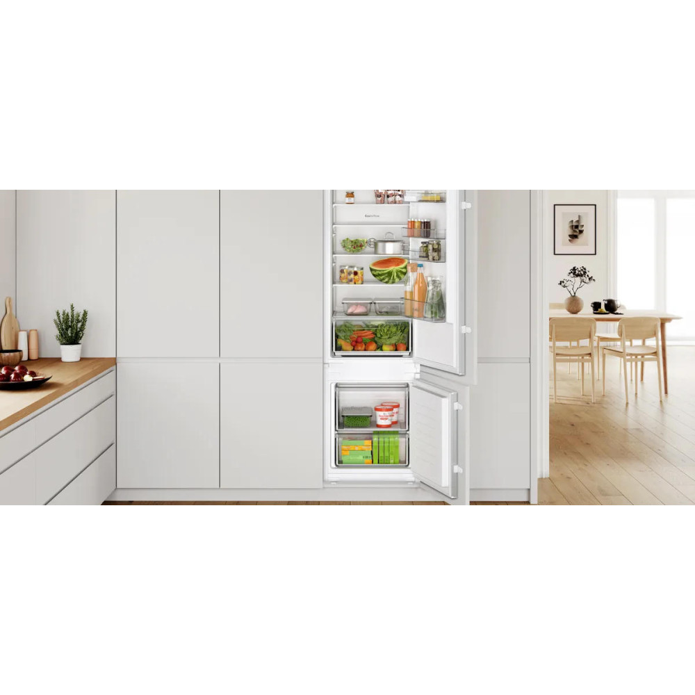 Встраиваемый двухкамерный холодильник Bosch KIV87NSE0