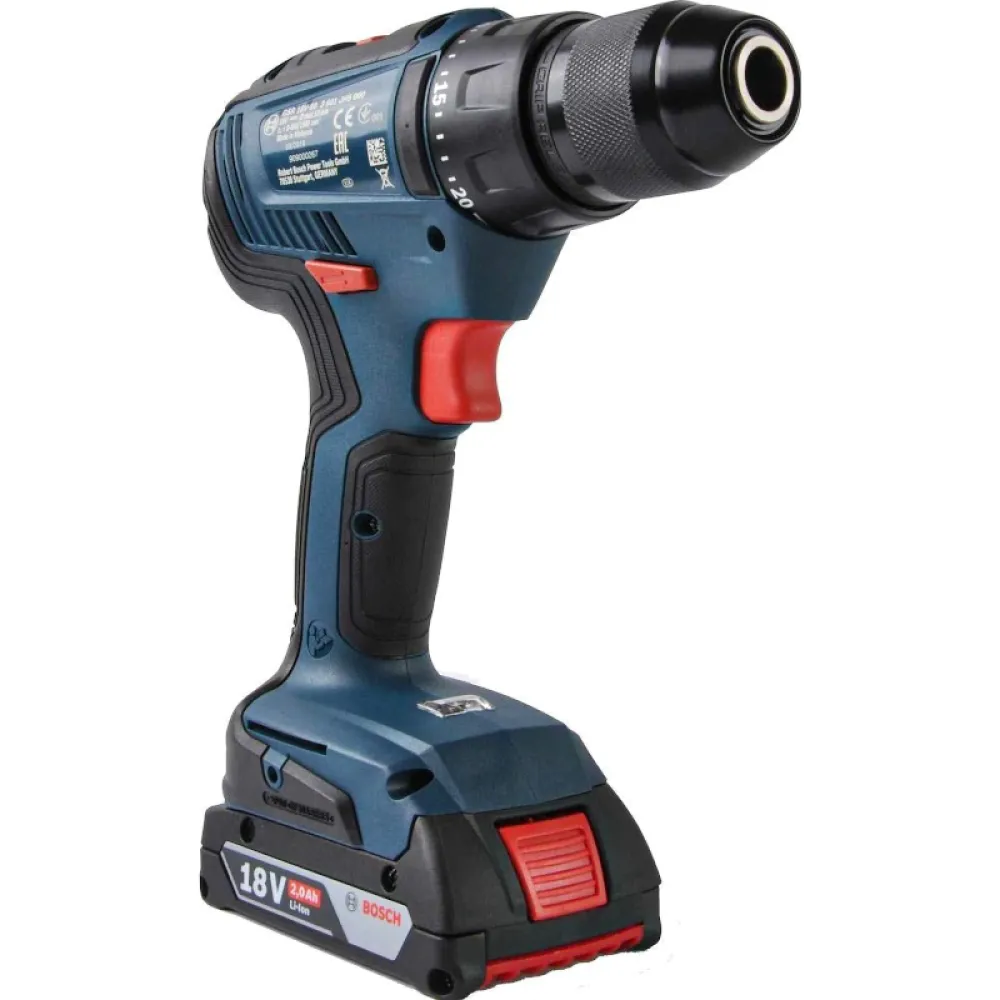 Bosch GSR 18V-50 Professional аккумуляторная дрель-шуруповерт (2 x 2 Ач, ЗУ), 06019H5000