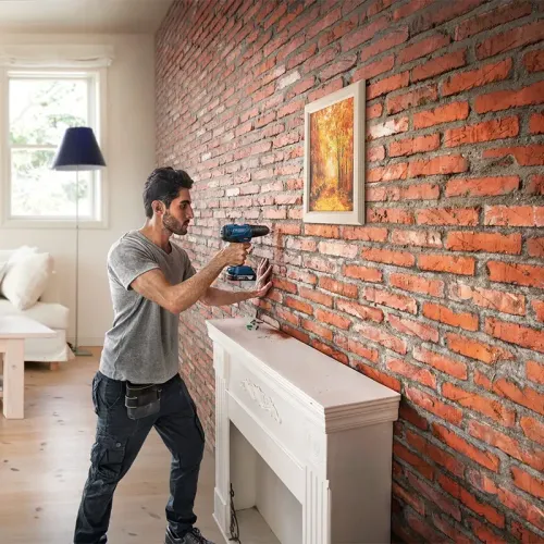 Bosch GSB 180-LI Professional аккумуляторная ударная дрель-шуруповерт (2 x 2 Ач, ЗУ), 06019F8323