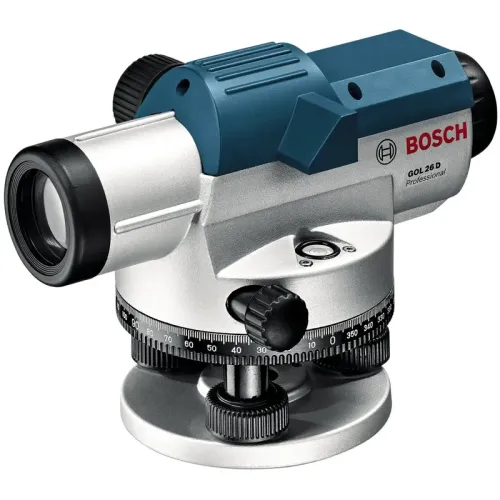 Bosch GOL 26 D Professional нивелир оптический со штативом BT 160 и рейкой GR 500, 0601068002