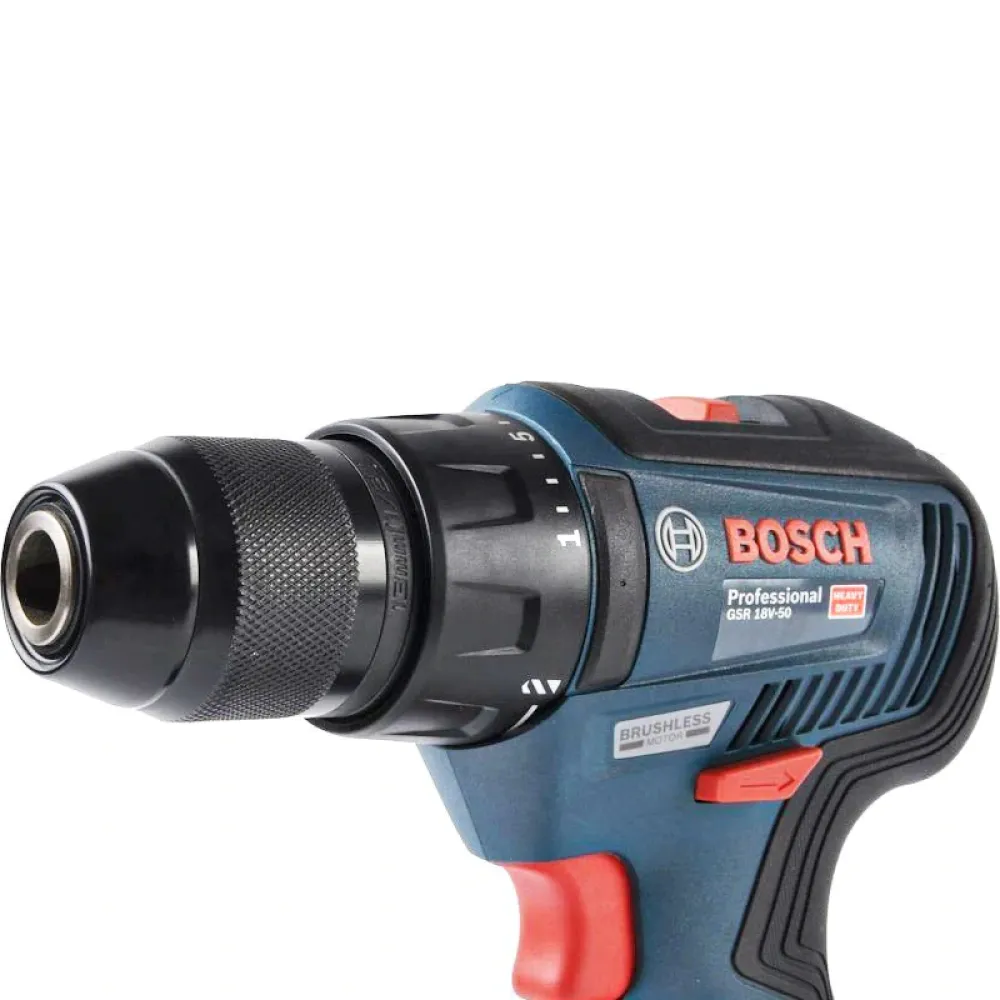Bosch GSR 18V-50 Professional аккумуляторная дрель-шуруповерт (2 x 2 Ач, ЗУ), 06019H5000