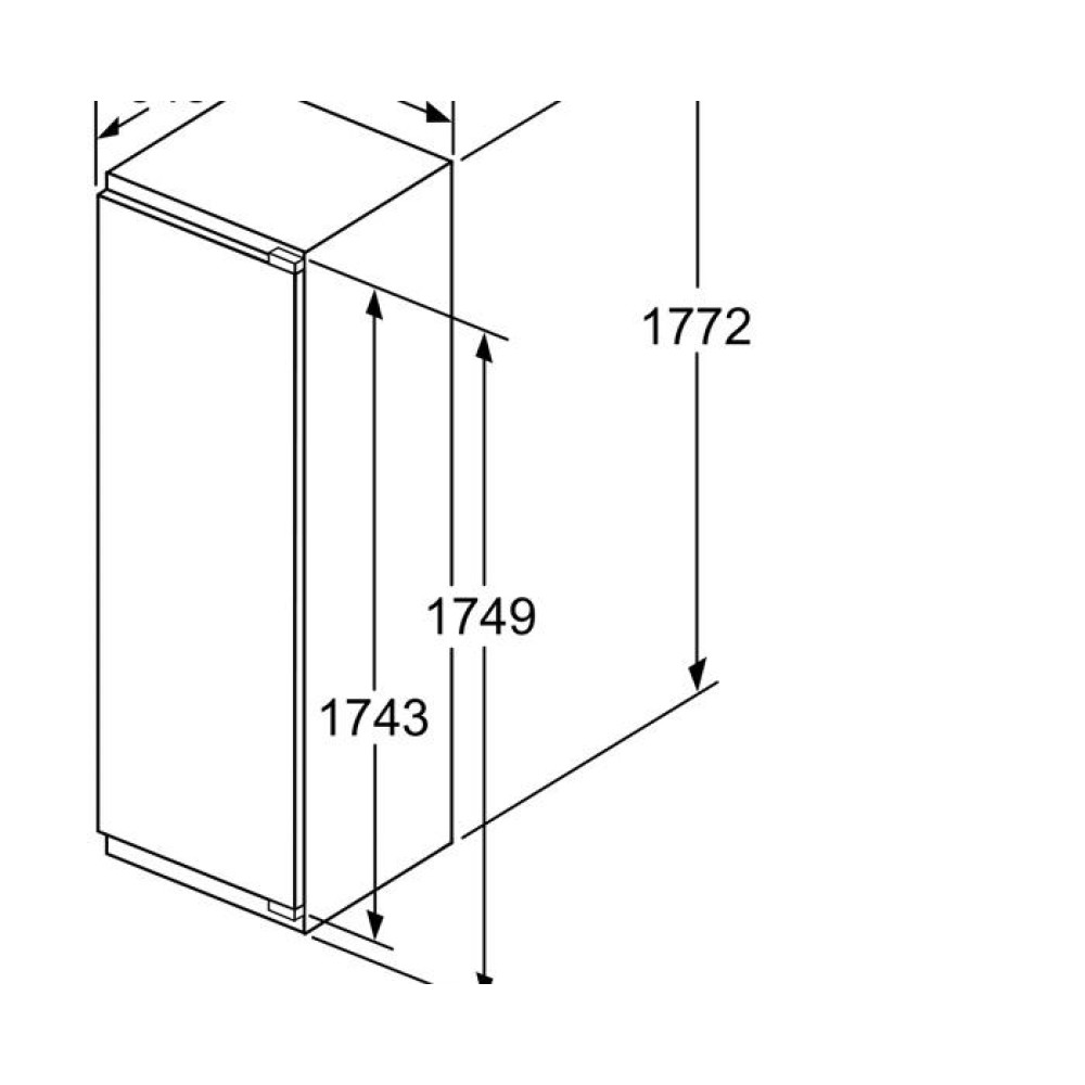 Встраиваемый однокамерный холодильник Bosch KIF81PD20R